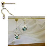 Original Vintage Glass Ball Asymmetrical Hand Made Earrings - Dazpy