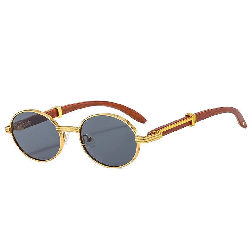 Ovale Sonnenbrille mit Verlaufsgläsern im Retro-Look – stylische Brillen für Modebegeisterte