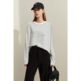 Casual Striped Cotton T-Shirt