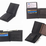 Men's vintage leather wallet - Dazpy