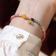 Single-loop Tourmaline Charm Bracelet With Nissin Charm - Dazpy