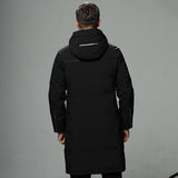 Neu Daunenjacke Herren Mittellanger Winter Dicker Mantel