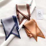 Luxury Silk-Feel Narrow Scarf