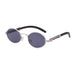 Ovale Vintage-Sonnenbrille