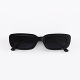 Chic Black Rectangle Sunglasses