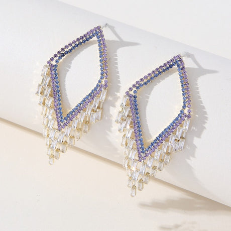 Women's Popular Diamond Earrings - Dazpy