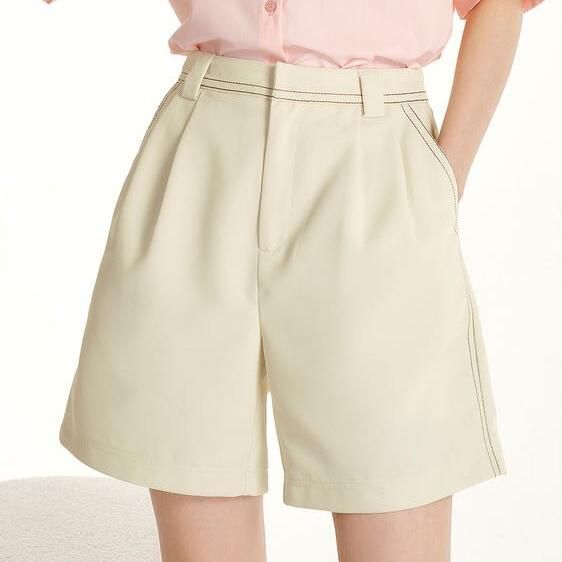 Schicke Shorts mit hoher Taille und weitem Bein für den Sommer für Damen