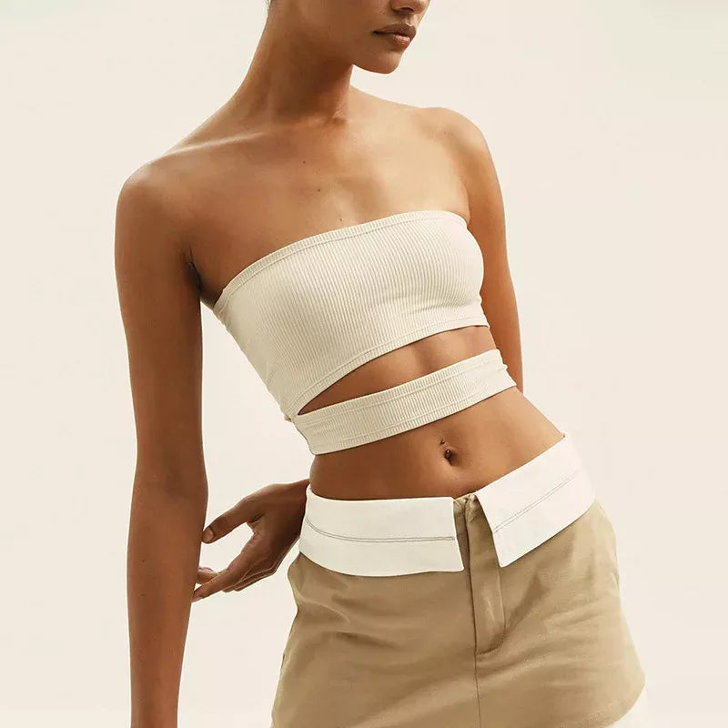 Hollow Out Crop Top