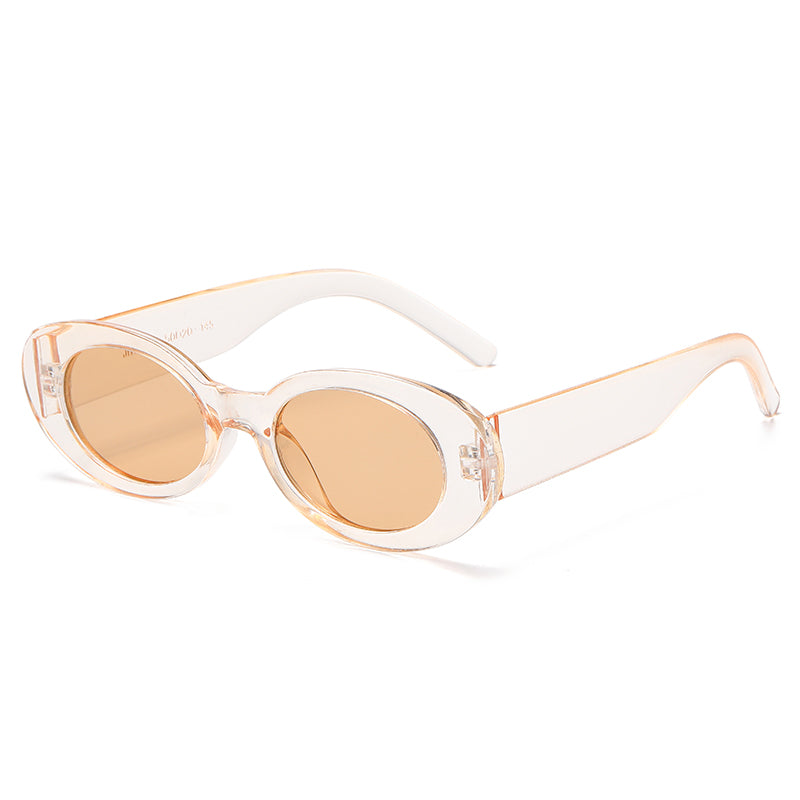 Luxury Small Oval Sunglasses - Vintage Style Gradient UV400 Eyewear