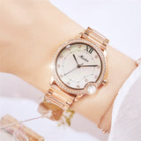 Fashion Shell Face Waterproof Ladies Quartz Watch - Dazpy