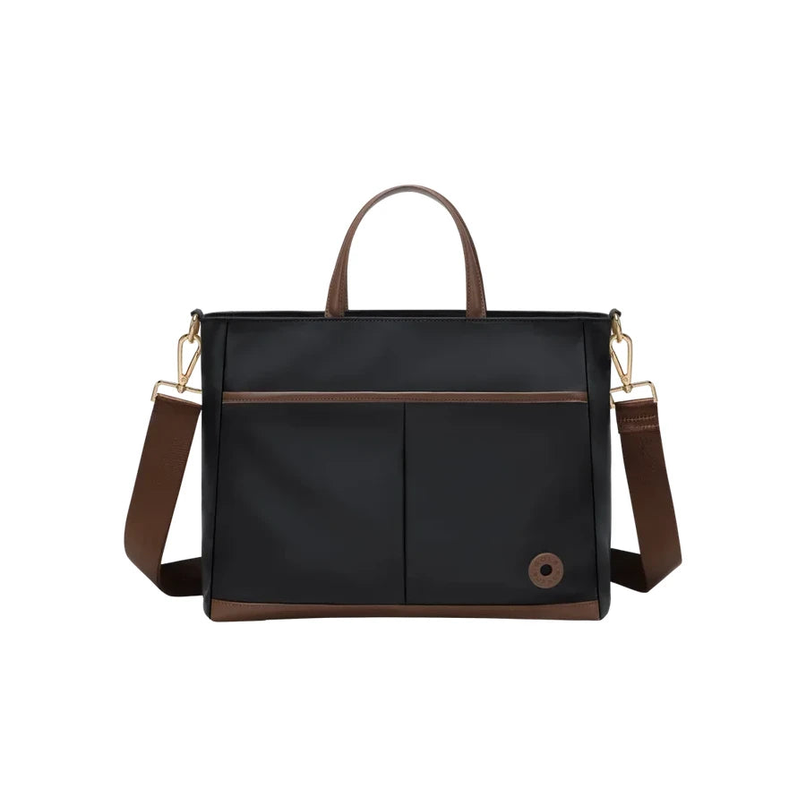 Bolso de hombro de nailon ligero y elegante para mujer