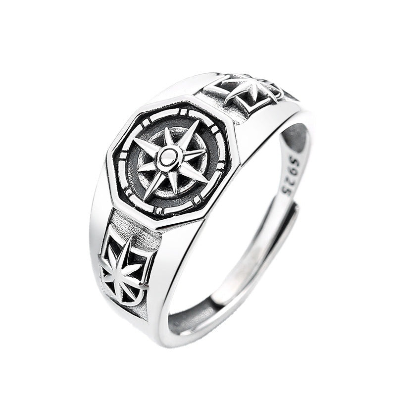 Neptune Star Mans Ring Design Sense - Dazpy