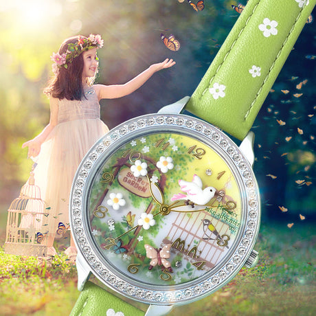 Soft Pottery Watch Cute Waterproof Cartoon Mori Girl Luminous - Dazpy