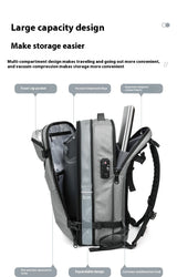 Multifunctional Travel Vacuum Compression Backpack Men