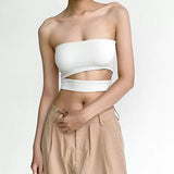 Hollow Out Crop Top