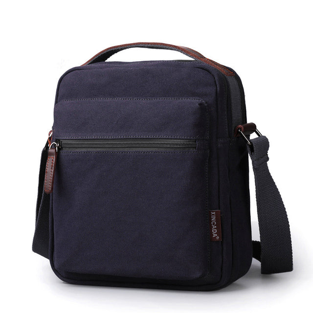 Diagonal Shoulder Bag Men's Canvas Bag - Dazpy