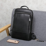 Genuine Leather Backpack For Men's Outdoor Leisure - Dazpy