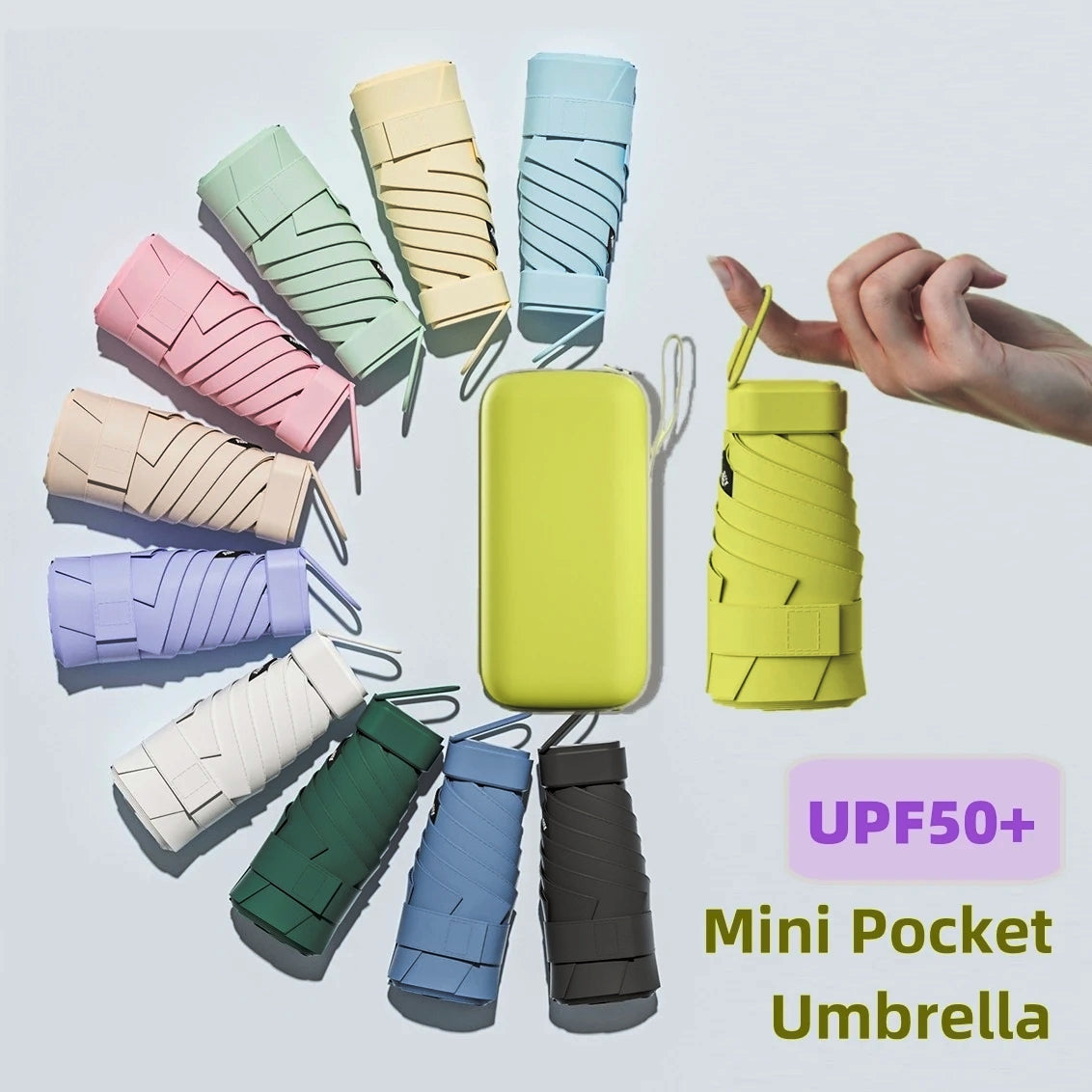 UPF50+ Mini-Taschenschirm