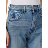 Spring-Summer Vintage Blue High-Waist Women's Jeans