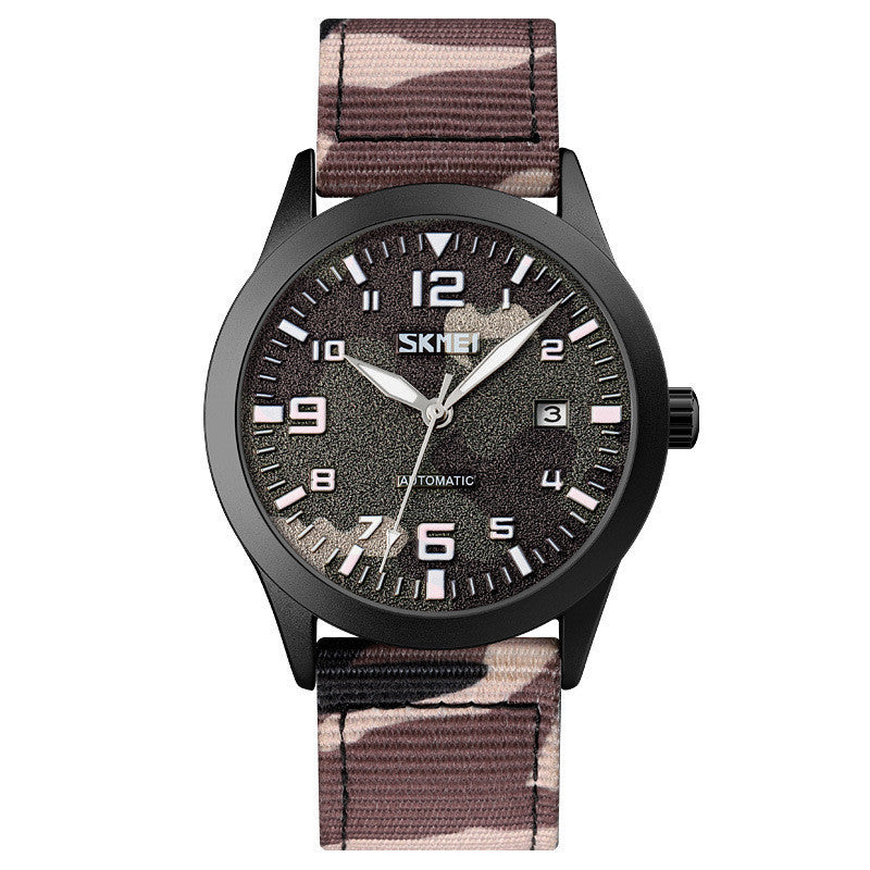 Sport Camo Nylon Strap Automatic Mechanical Watch - Dazpy