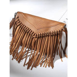 Vintage Tassel Fringe Boho Messenger Bag