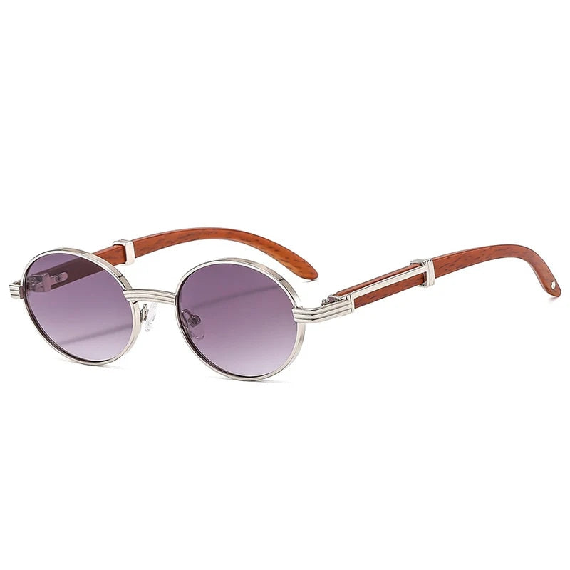 Ovale Sonnenbrille mit Verlaufsgläsern im Retro-Look – stylische Brillen für Modebegeisterte