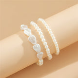 Boho Chic Multi-Layer Pearl Anklet - Summer Beach Foot Jewelry for Women