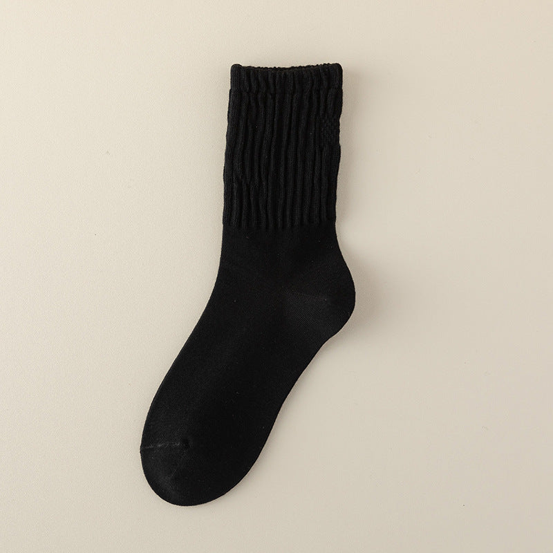 Damen Mid-Tube Baumwollsocken für Frühling und Herbst