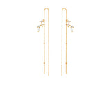 Long Tassel Earrings With Niche Design And Temperament In Sterling Silver For Women - Dazpy