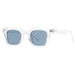 Quadratische Retro-Sonnenbrille – Klassische Vintage-UV400-Outdoorbrille