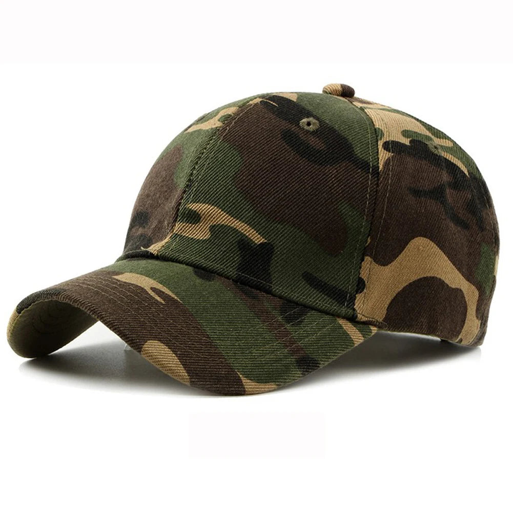 Gorra de béisbol militar táctica con camuflaje