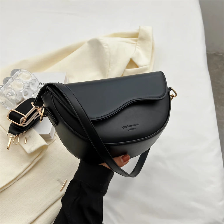 Bolso bandolera de hombro con cadena de cuero elegante de verano para mujer