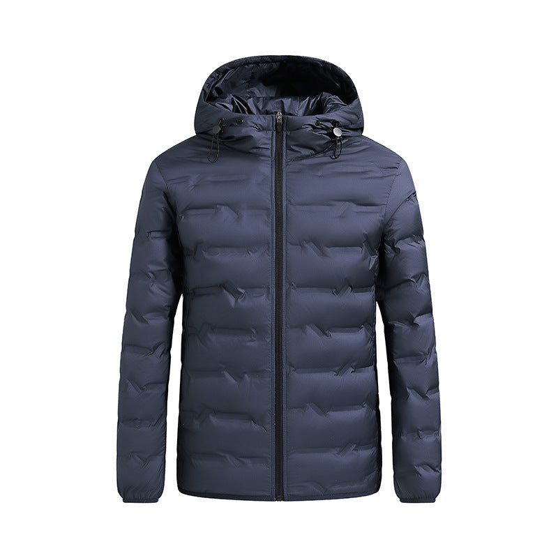 Couple Down Jacket Hooded Heat Preservation And Warm