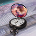 DIY Custom Photo Retro Flip Quartz Pocket Watch - Dazpy