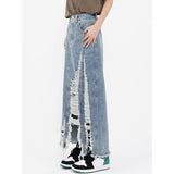 Jeansrock mit hoher Taille