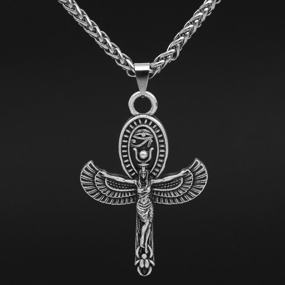 Personalized Wing Goddess Pendant Men's Accessories - Dazpy