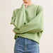 Viscose Blend O-Neck Sweatshirt