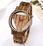 New wooden table creative hollow fashion wood watch - Dazpy