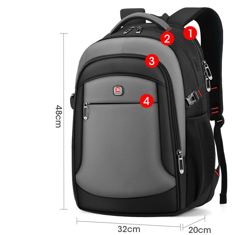 Casual Men's Laptop Bag Fashion Student School Bag - Dazpy