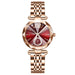 Women's Fashionable Multi-pronged Gradient Glass With Diamond Face Watch - Dazpy