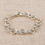 Women's Graceful And Fashionable Oval Chain Retaining Ring Bracelet - Dazpy