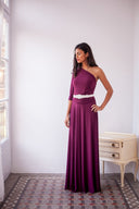 Vestido cruzado tipo swing para mujer