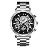 Men's Multi-functional Calendar Watch Hollowed Out - Dazpy