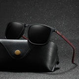 Square Vintage Polarized Sunglasses