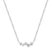 Single Row Diamond Collarbone Necklace - Dazpy