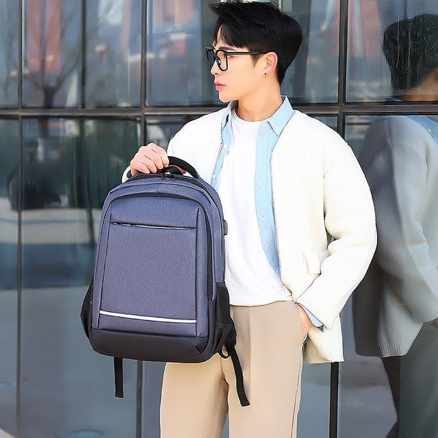 Fashion Backpack Business Commuter Men's Simple - Dazpy