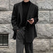 High-grade Padded Shoulder Suit Jacket Loose Casual Suit