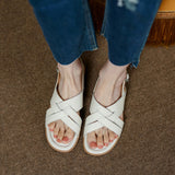 Chic & Comfy Genuine Leather Women's Sandals