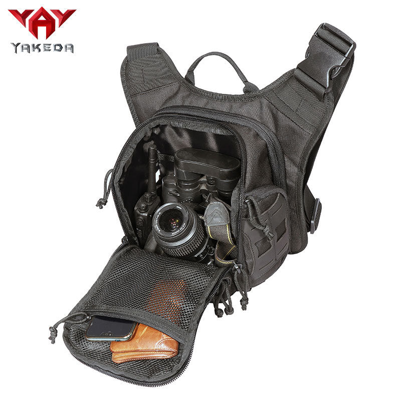 Mountaineering One Shoulder Outdoor Tactical Bag Multi Functional Military Fan Accessory Bag - Dazpy