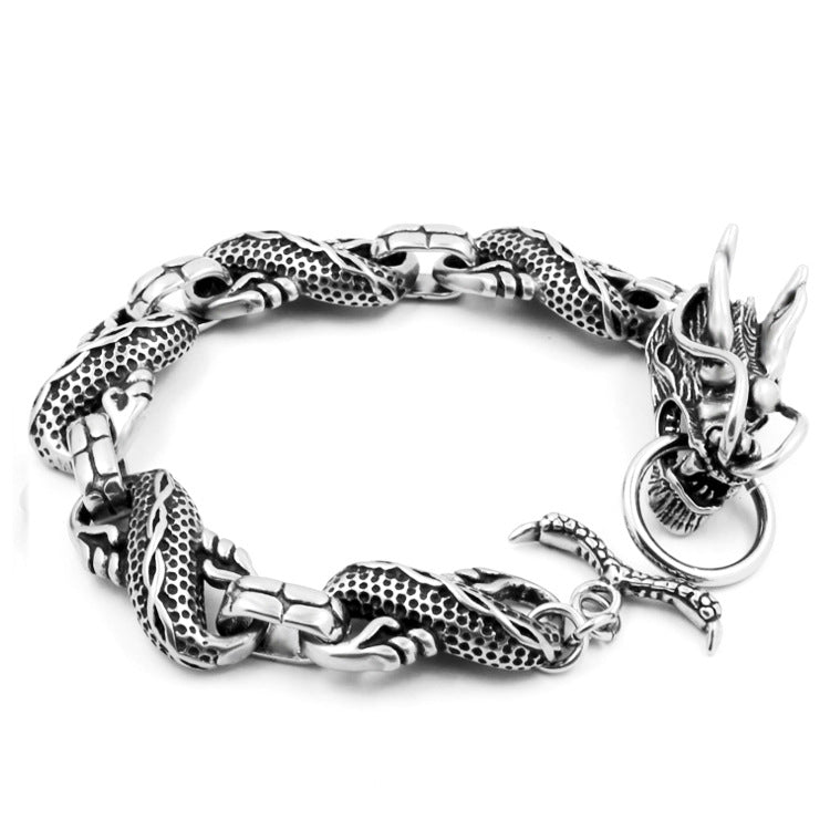 Men's Leading Stainless Steel Couple Bracelet - Dazpy